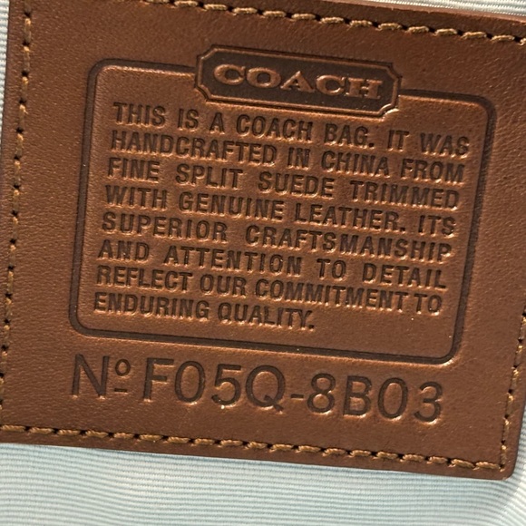 Coach super soft suede bag. - Picture 2 of 6